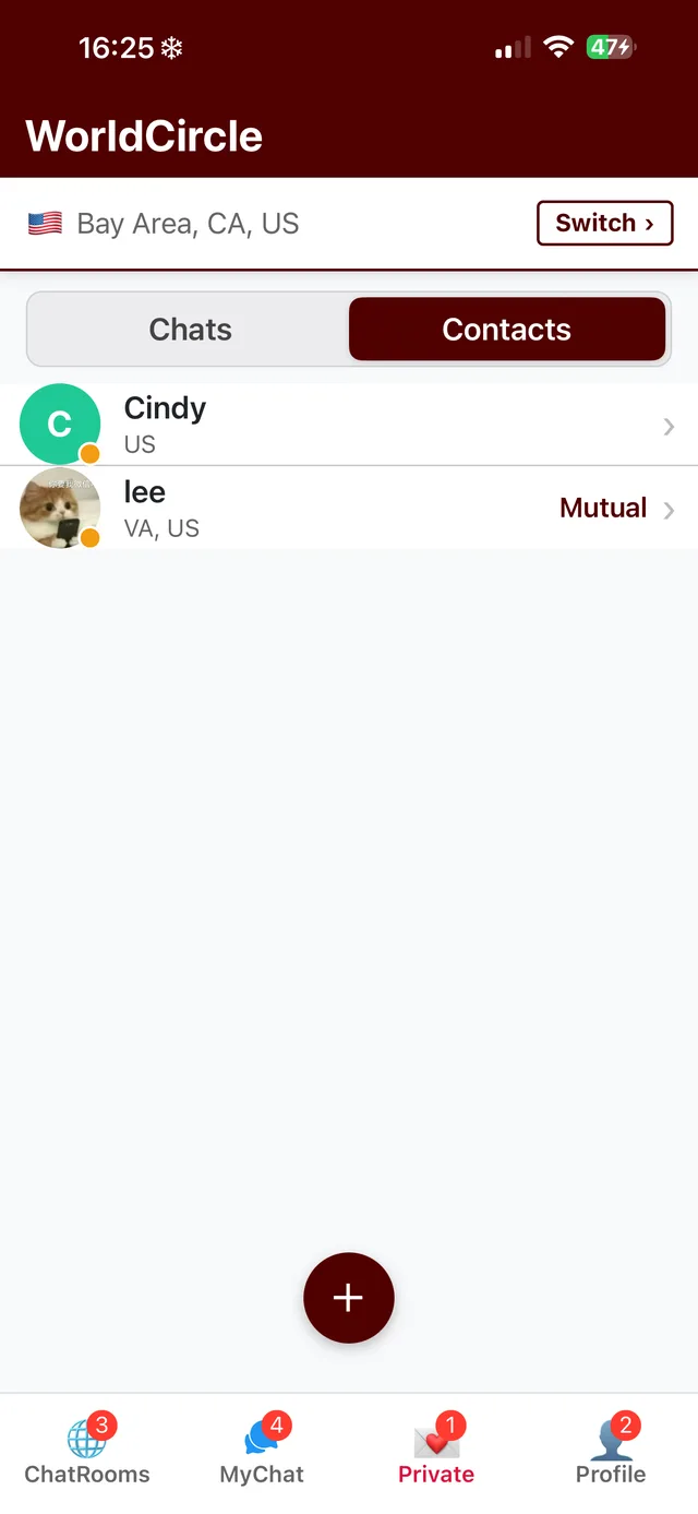 Your contacts